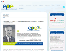 Tablet Screenshot of epe-asso.org